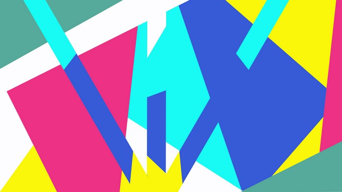 Abstract Geometric Shapes in Various Colors