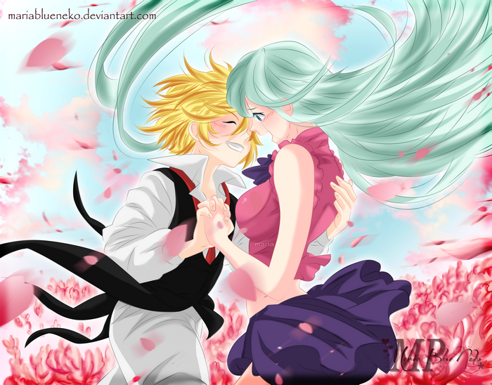 Meliodas and Elizabeth from The Seven Deadly Sins