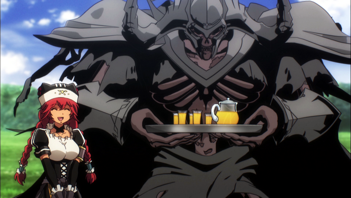 Lupusregina Beta and Death Knight from Overlord
