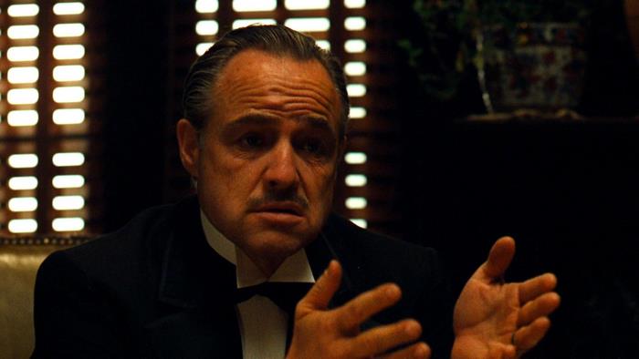 Marlon Brando as Don Corleone from The Godfather