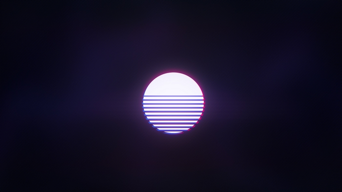 Retro Wave Sun Synthwave