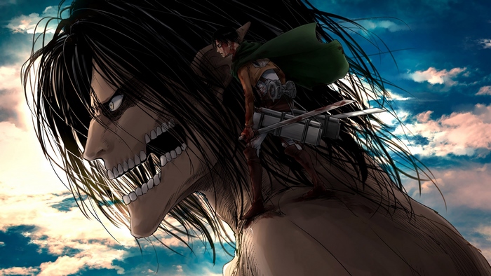 Eren Yeager and Levi Ackerman from Attack on Titan