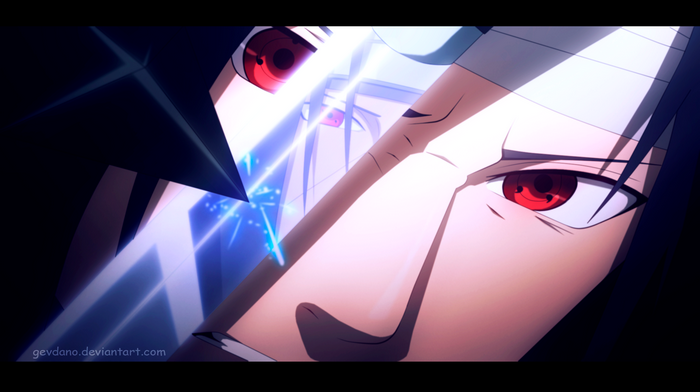 Sharingan Clash Between Itachi and Sasuke Uchiha