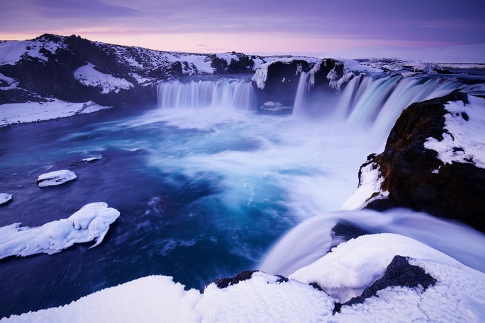 Godafoss waterfall in Iceland