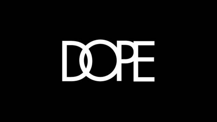 DOPE logo on black background