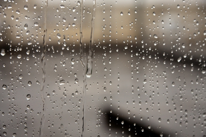 Raindrops on a window