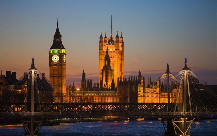 Big Ben and Houses of Parliament at Dusk