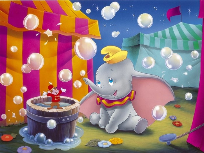 Dumbo and Timothy Q. Mouse at the Circus