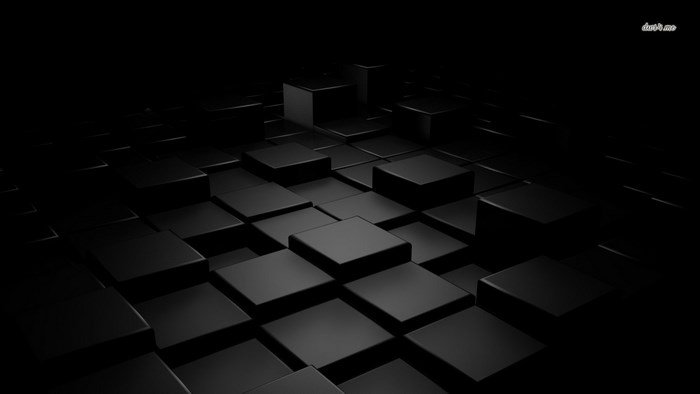 Black cubes desktop wallpaper