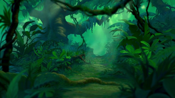 Lush Green Jungle Path from The Lion King