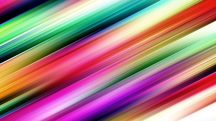 Abstract Rainbow Diagonal Lines