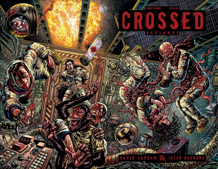 Crossed Badlands Issue 13 Wrap by David Lapham and Jacen Burrows