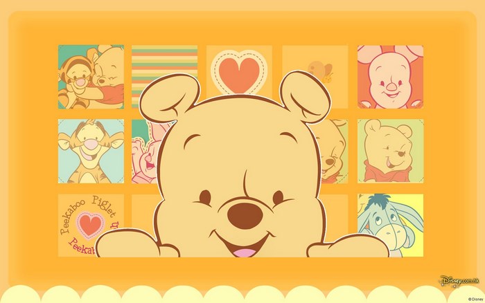Winnie the Pooh and Friends Collage
