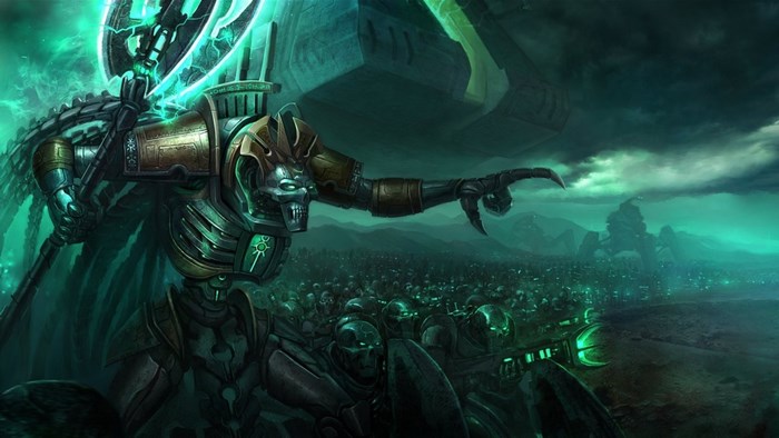 Necron Overlord army from Warhammer 40,000