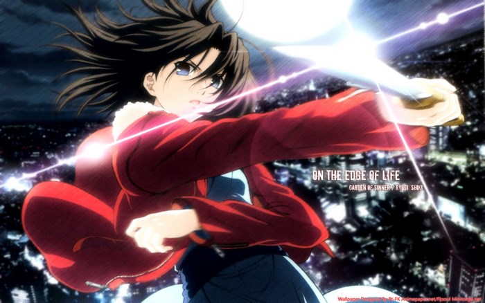 Shiki Ryougi from The Garden of Sinners