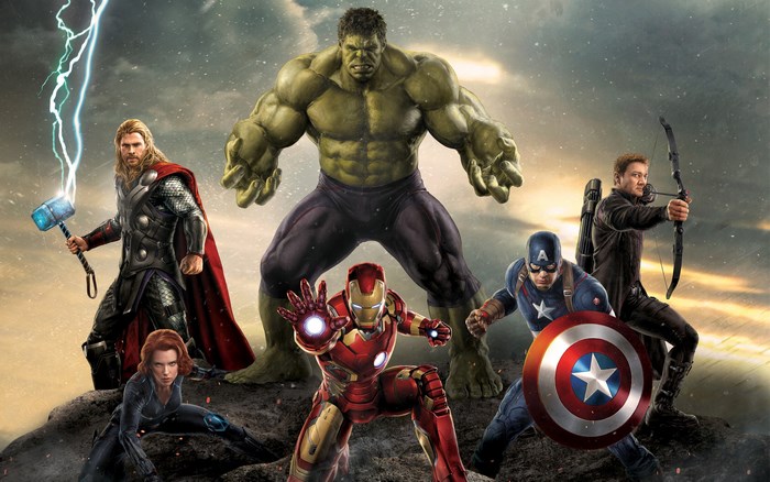 The Avengers from Marvel