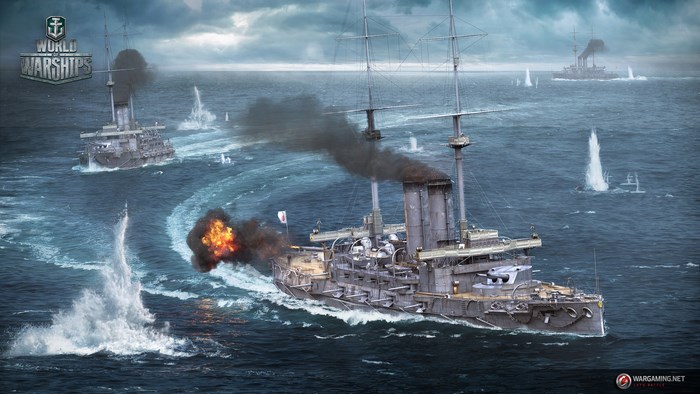 World of Warships game battle