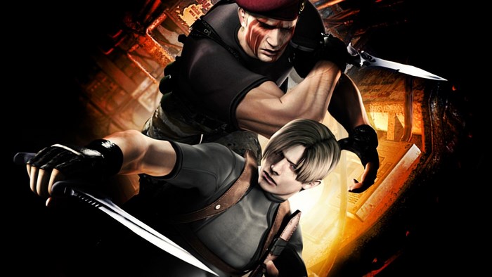 Leon S. Kennedy and Albert Wesker from Resident Evil 4