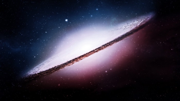 Galaxy in deep space