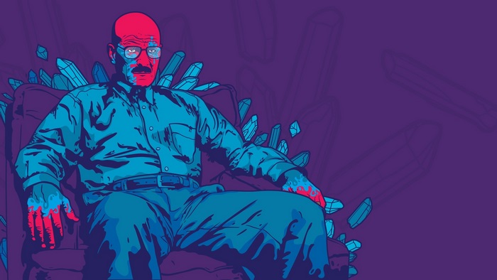 Breaking Bad Inspired Crystal Throne Illustration
