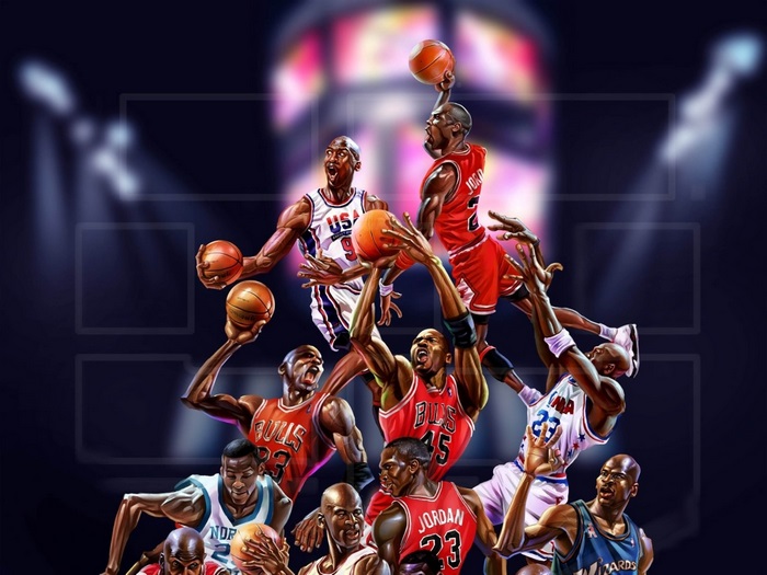 Dynamic Michael Jordan Basketball Montage