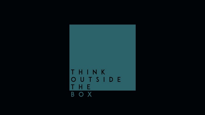 Think Outside The Box Typography