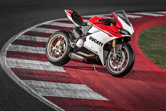 Ducati motorcycle on a race track 4K
