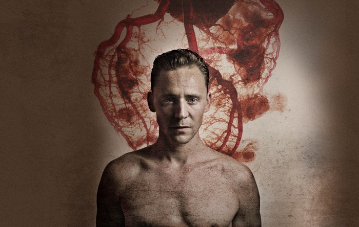 Tom Hiddleston with anatomical heart overlay