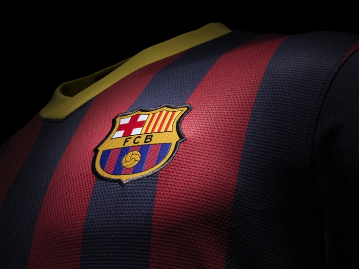 FC Barcelona football jersey 4K