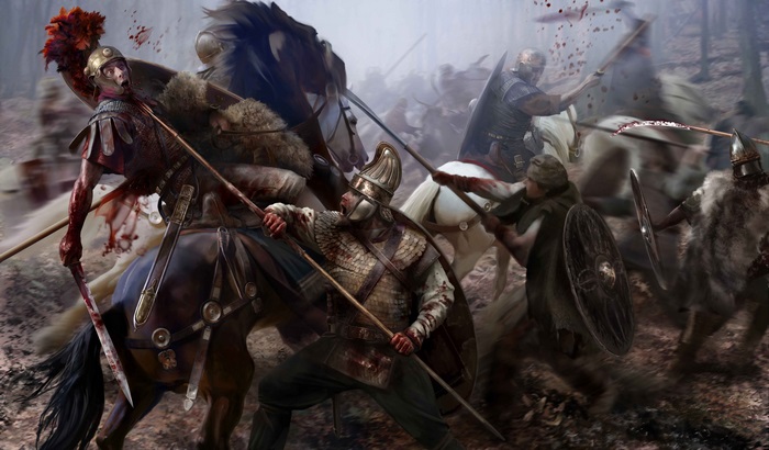 Total War: Attila 4K battle scene