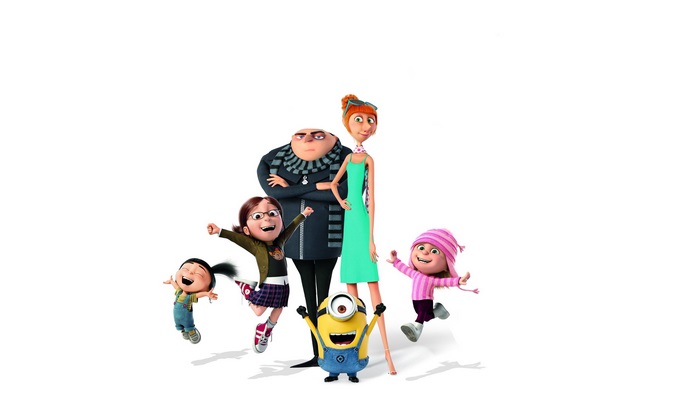 Gru and Family from Despicable Me 3 4K
