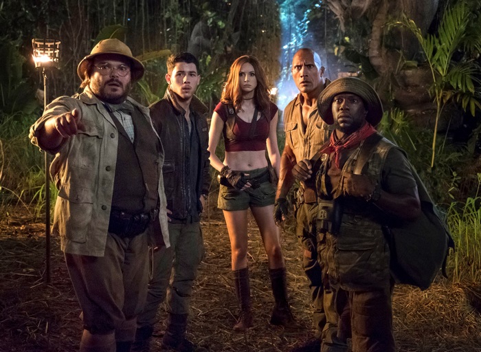 Jumanji: Welcome to the Jungle cast in jungle