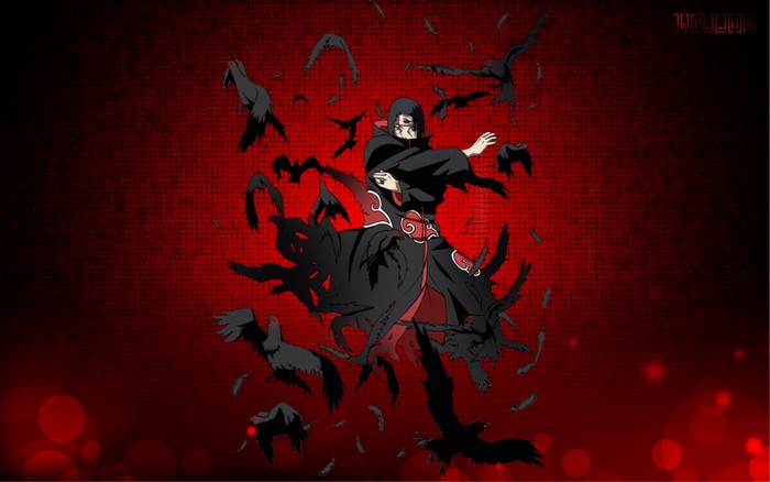 Itachi Uchiha from Naruto Shippuden with Ravens