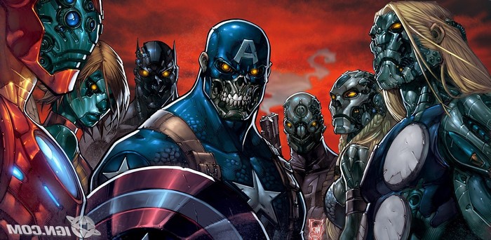 Marvel Zombies Captain America and Iron Man