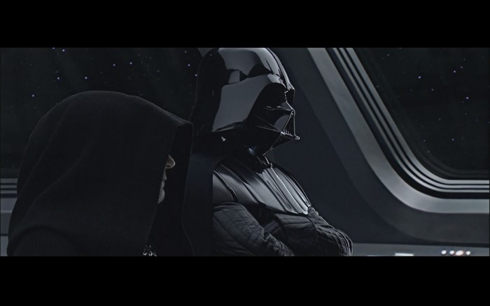 Darth Vader and Darth Sidious from Star Wars