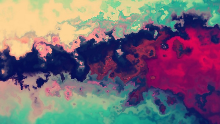 Abstract psychedelic pattern with vibrant colors