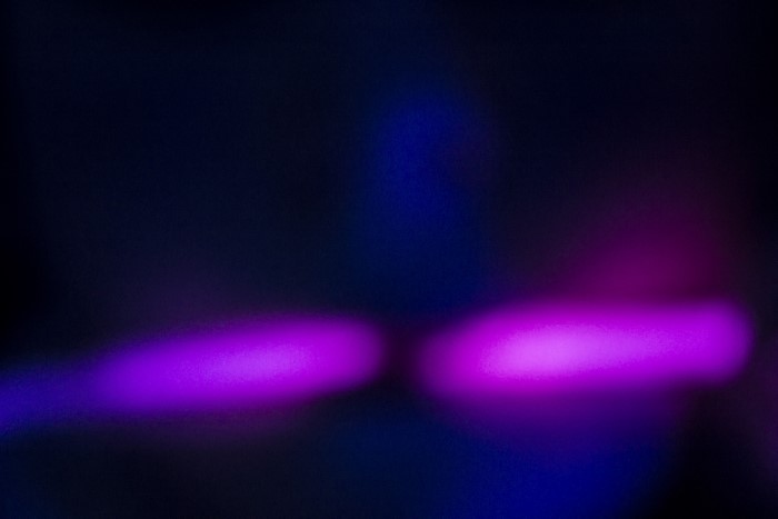 Abstract neon glowing rave lights