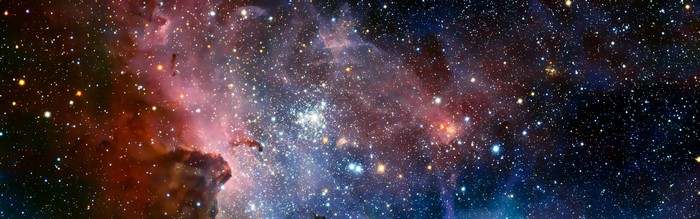 Space Nebula with Stars