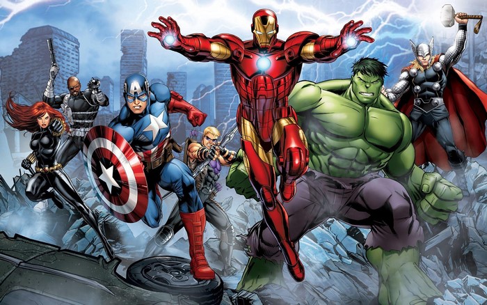 The Avengers from Marvel Comics