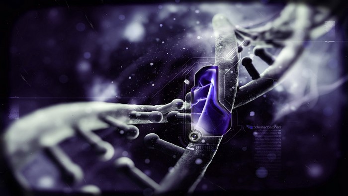 DNA strand with digital interface
