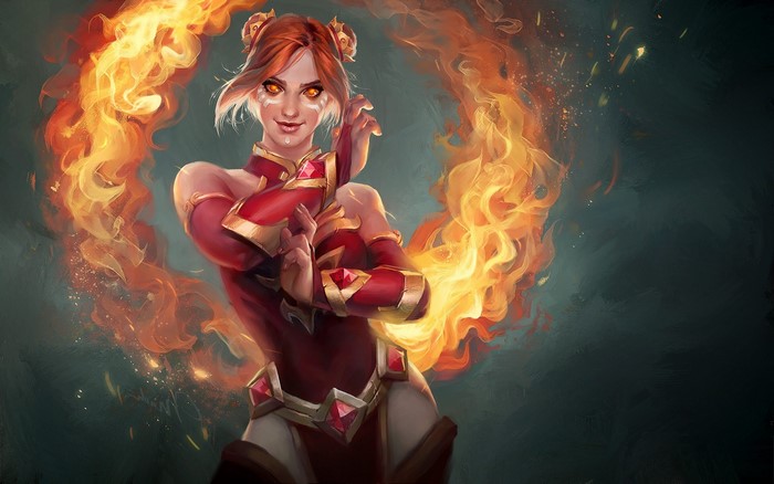 Lina from Dota 2