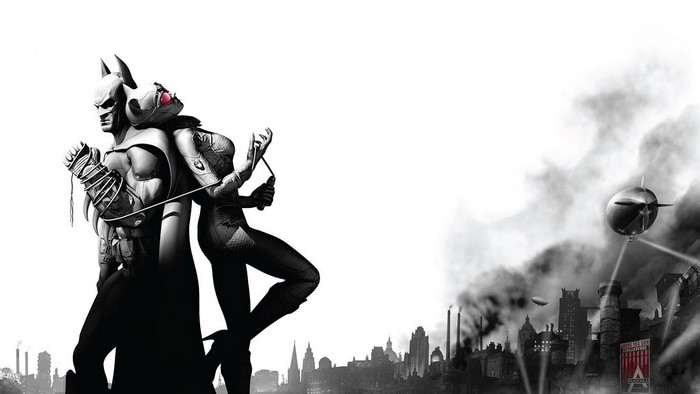 Batman and Catwoman from Batman: Arkham City