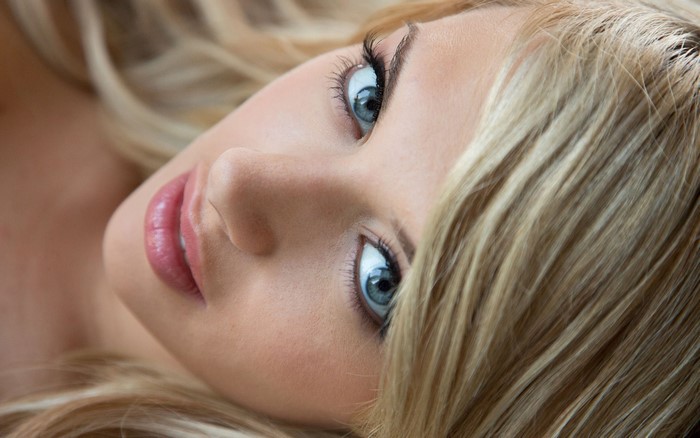 Close-up of Emma Mae's face