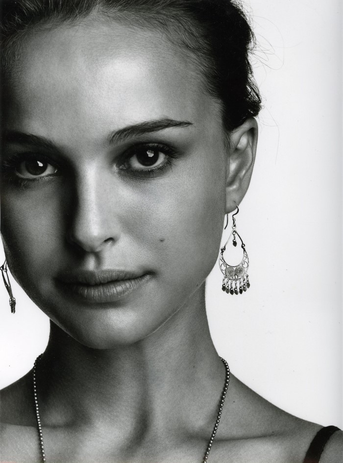 natalie portman face eyes celebrity monochrome, HD Wallpaper | Rare Gallery