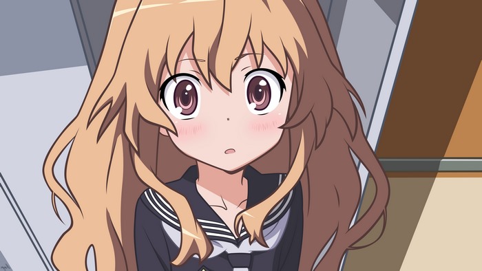 Taiga Aisaka from Toradora in school uniform