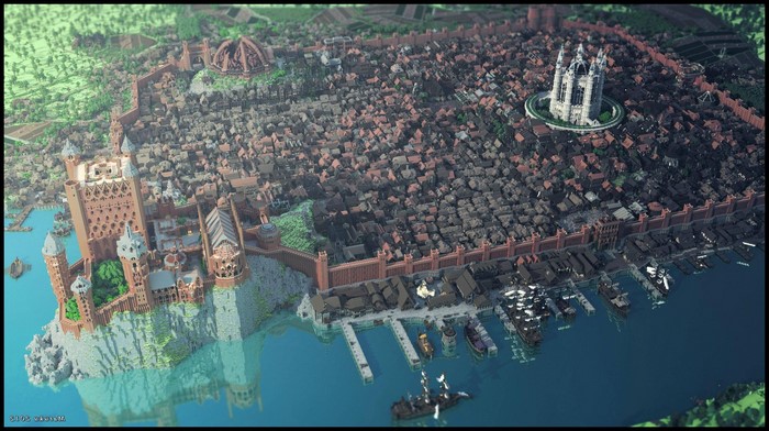 Minecraft WesterosCraft King's Landing City