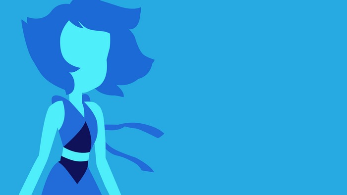 Lapis Lazuli from Steven Universe minimalism