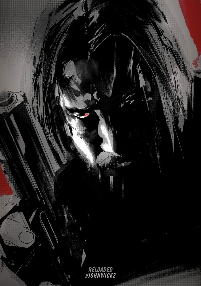 John Wick from John Wick Chapter 2 artwork