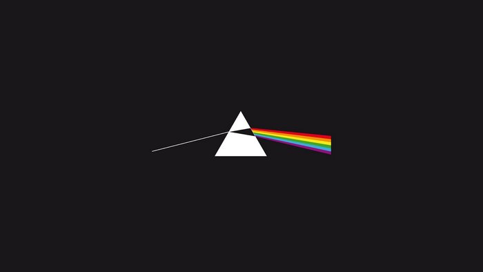 Pink Floyd prism light spectrum