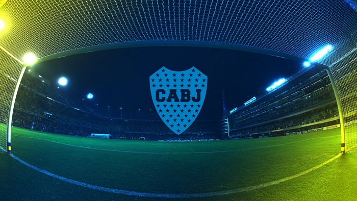 Boca Juniors stadium at night